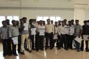 Mr. SHANMUGAM C.E.O WITH THE CANDIDATES RECEIVED CERTIFICATES FROM THIRUVALLUR DISTRICT COLLECTOR  Mr. VEERARAGAVA RAO I.A.S 