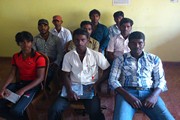 Students from Thiruvallur district under IFAD project in class room.