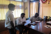 PUDHUKOTTAI MAHALIR THITTAM PROJECT OFFICER AND ASST PROJECT OFFICERS VISITED OUR CONCERN FOR PLACEMENT VERFICATION
