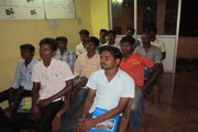 Students from various districts under Pudhu Vaazhvu project in class room